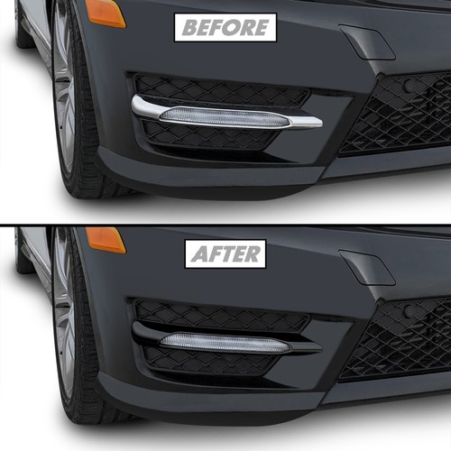 Chrome delete blackout vinyl - delete,